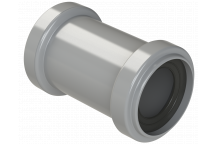 PUSHFIT UNIVERSAL WASTE COUPLER;40MM GRY