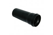 E.TUPLING SINGLE-SOCKET SOIL PIPE - 4M - BLACK