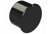 PUSHFIT SOCKET STOP END PLUG; 50MM BLACK