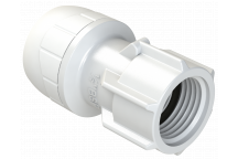 POLYPLUMB ENHANCED - 15X1/2\" HAND TIGHT TAP CONN - WHITE