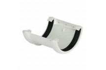 E.TUPLING 112MM HALF-ROUND UNION -WHITE