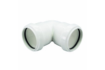 FLO PUSHFIT KNUCKLE BEND 90 DEG;40MM WHT
