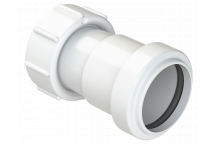 PUSHFIT THREADED COUPLING; 32MM WHITE