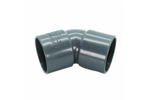 FLOPLAST S/WELD OBTUSE BEND 45 DEG OBTUSE OFFSET; 32MM GREY