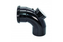 FLOPLAST RING-SEAL ACCESS BND 92.5 DEG;4\"/110MM BLACK