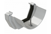 RW FITTS PLASTIC-METAL GUTT ADAPTOR;GREY