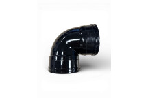 E.TUPLING SOLVENT SOIL TIGHT 90DEG DOUBLE-SOCKET BEND - BLACK
