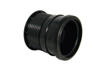 FLOPLAST RING-SEAL DRAIN CONNECTOR; BLACK