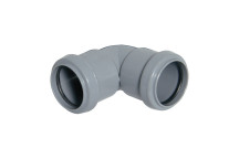 FLO PUSHFIT KNUCKLE BEND 90 DEG;32MMGRY