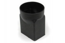 100MM X 75MM RECTANGULAR CAST IRON EFFECT GUTTER ADAPTOR