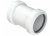 PUSHFIT STRAIGHT COUPLING; 40MM WHITE