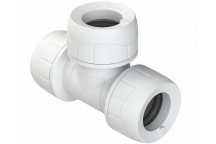 POLYPLUMB ENHANCED - 22MM EQUAL TEE - WHITE