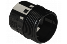 S/WELD ADAPTOR; 32MM BLACK