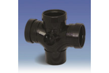 E.TUPLING 135DEG Y BRANCH - 40MM - BLACK