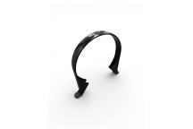 E.TUPLING 6\" PUSH-FIT SOIL PIPE CLIP - BLACK