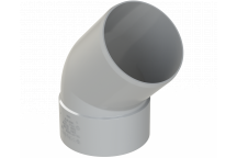 POLYPIPE RING-SEAL OFFSET BEND; 4\"/110MM 135 DEG GRY