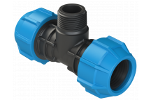 POLYFAST BSP MALE BRANCH TEE;25MM X 3/4\"