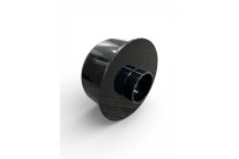E.TUPLING 6\" PUSH-FIT SOIL SOCKET PLUG - BLACK