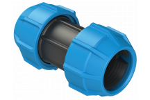 POLYFAST STRAIGHT COUPLER; 32MM