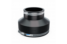 FERNCO PVC FLEXIBILE ADAPTOR 177-187 / 101-111 (6\" CLAY - 4\" PVC)