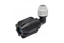 PLASSON COUPLER PLASS4 90DEG ELBOW 25MM X 20-27MM (M)