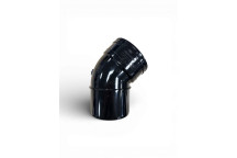 E.TUPLING SOLVENT SOIL 135DEG SINGLE-SOCKET BEND - BLACK