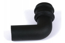 68MM ROUND CAST IRON EFFECT 92.5° BEND