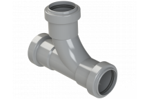 PUSHFIT SWEPT TEE 91.25DEG; 32MM GREY