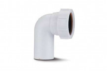 UNIV SWIVEL ELBOW 90DEG; 32MM WHITE