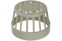 UNIV VENT TERMINAL; 6\"/160MM SOLV. GREY