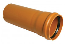 E.TUPLING 160MM UNDERGROUND DRAINAGE PIPE - SINGLE-SOCKET - 3M