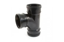 E.TUPLING 4\" SOIL 90DEG TRIPLE SOCKET BRANCH - BLACK