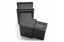 100MM X 75MM RECTANGULAR CAST IRON EFFECT 112.5° SPIGOT BEND