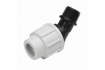 PLASSON 45 DEG ELBOW MALE 20MM X 3/4\"