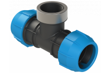 POLYFAST BSP FEMALE BRANCH TEE;63MM X 2\"