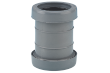 E.Tupling Push-Fit Waste 40mm Straight Connector Grey