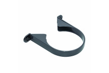 FLOPLAST RING-SEAL PIPE CLIPS; 4\"/110MM SOIL; ANTHRACITE GREY AG