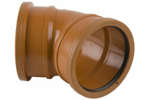 110MM X 45° DOUBLE SOCKET BEND