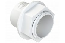 S/WELD TANK CONNECTOR; 32MM WHITE