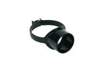 FLOPLAST STRAP BOSS (SIDE CLIP);4\"/110MM SOIL BLACK