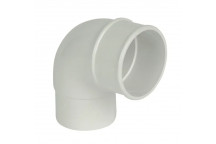 E.TUPLING 68MM ROUND OFFSET BEND 92.5DEG - WHITE