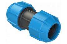 POLYFAST STRAIGHT COUPLER; 40MM