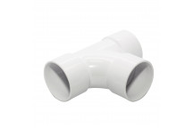 FLOPLAST S/WELD SWEPT TEE 92.5 DEG; 32MM WHITE