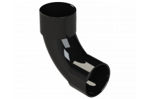 S/WELD SWEPT BEND 92.5DEG; 32MM BLACK