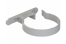 POLYPIPE RING-SEAL PIPE CLIPS (PLASTIC);4\"/110MM GRY