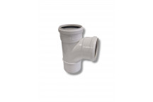 E.TUPLING 4\" SOIL SINGLE 90DEG BRANCH - WHITE