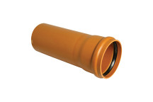 FLO UNDERGRD PIPE SINGLE SCKT; 110MM 3M