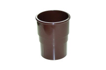 FLOPLAST MINIFLO DOWNPIPE SOCKET BROWN