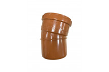 E.TUPLING 110MM UG SINGLE SOCKET 15 DEGREE BEND