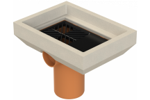 RECT HOPPER ANTI SPLASH; 4\"/110MM